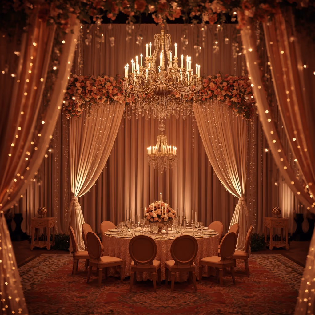 Elegant event decor and floral styling