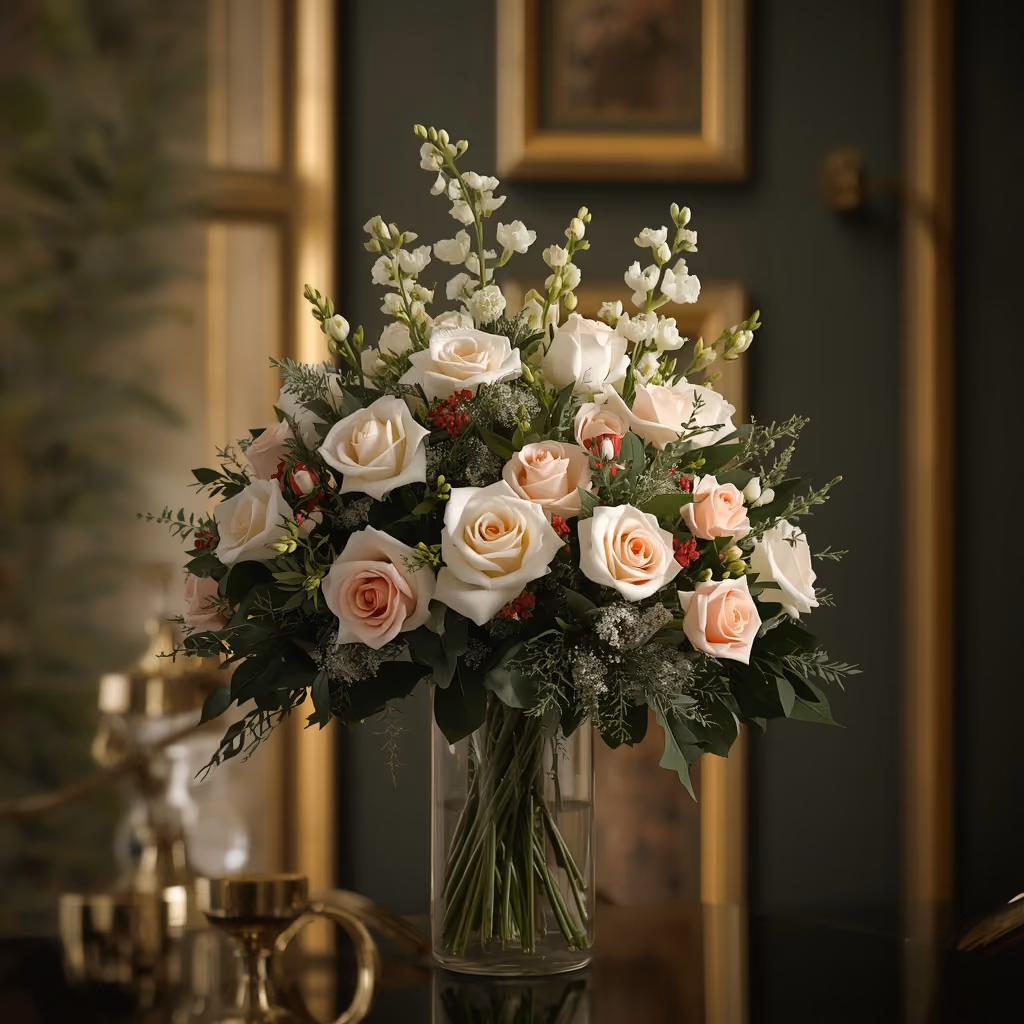 Floral centerpiece arrangement